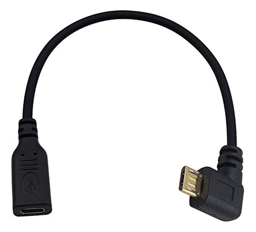 Cable Usb C A Micro Usb, Adaptador 90° Micro Usb Macho A
