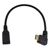 Cable Usb C A Micro Usb, Adaptador 90° Micro Usb Macho A