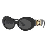 Lentes De Sol Versace Ve4426bu Gb1/87 Negro Brillantes Dama Diseño Ocean