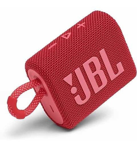 Parlante Jbl Go3 Rojo Bluetooth