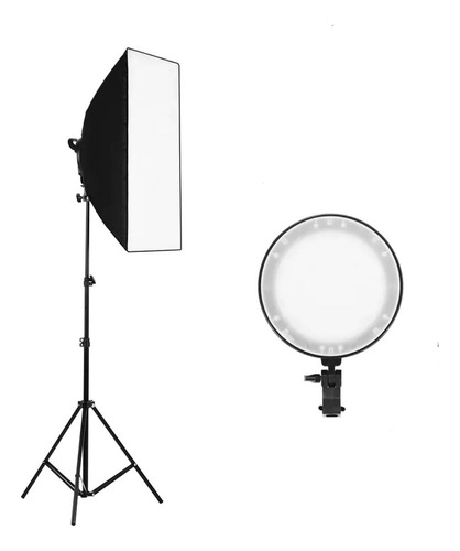 Softbox Led Bicolor De 50x70 Para Fotografia Mas Pedestal