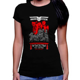 Camiseta Premium Dtg Rock Estampada Rammstein