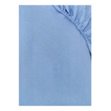 Sabanas Inferior Bajera 1.5 Plazas 105*190cm Alta Calidad Color Azul Acero