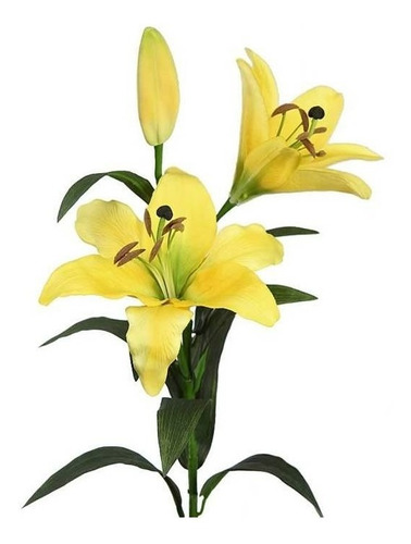 Rama Artificial Lilium 2 Flores Miscellaneous By Caff