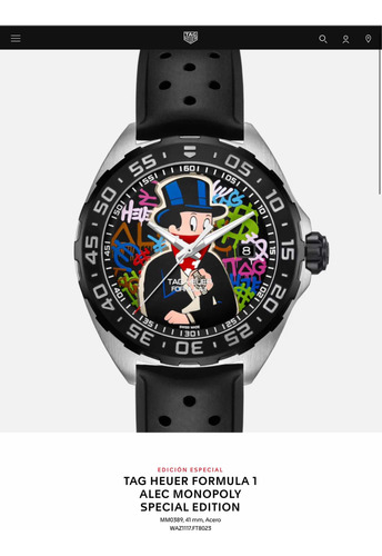 Tag Heuer Fórmula 1 Alec Monopoly