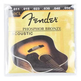 Cuerdas Guitarra Electroacustica -  Fender 60 Cl 