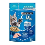 24 Sobres Cat Chow 85g Alimento Para Gato Sabor: Pescado