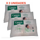 Pack X 3 Almohadas Cannon Doral 70x50 Cm Fibra Siliconada