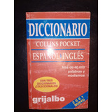 Libro Diccionario Collins Pocket Español Inglés Grijalbo