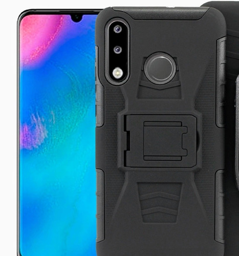 Funda Case Huawei P30 Lite Rudo Clip + Mica Cristal 9d Full