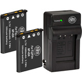 Baterias E Carregador Bm 2 Np45a Fujifilm Instax Mini