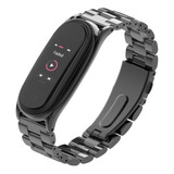 Correa De Metal Para Xiaomi Mi Band 4 Pulsera De Acero Sin