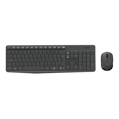 Kit Teclado Y Mouse Inalambrico Mk235 Logitech Color Grafito | Envío gratis