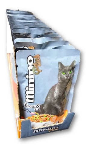 Sobre Minino Plus Para Gato 24piezas 85g C/u