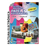 Papel Sticker Adhesivo Brillante X 50 Hojas X 12 Paquetes