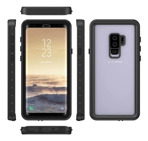 Capa Case A Prova De Água Galaxy Samsung S9 Ou S9+ Waterproof Anti Quedas Vedação 100% Prova De Shock