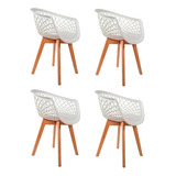 4 Cadeiras Web Wood Empório Tiffany