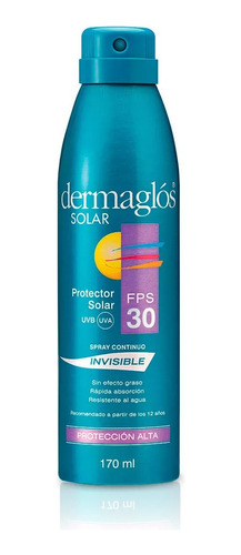 Dermaglós Solar Fps30 Invisible Spray Continuo 170ml