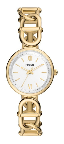 Reloj Mujer Fossil Carlie Cadena De Acero