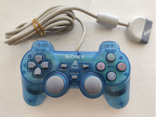 Control Analogo Original Ps1 Sony Playstation 1 Psone Azul T