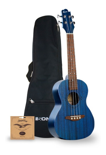 Ukelele Kauai 24/azul /funda/aquila Strings Sonun