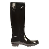 Bota De Agua Mujer Hunter Wft1000rgl Tall Gloss Black