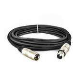 Cabo Balanceado Profissional Xlr Macho X Femea - 15 Metros