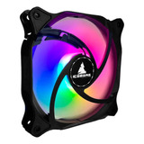 Kit 3x Ventiladores Iceberg Magic Light Rgb Multicolor 120mm