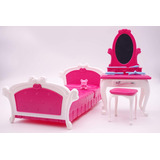 Set Barbie Muebles Dormitorio