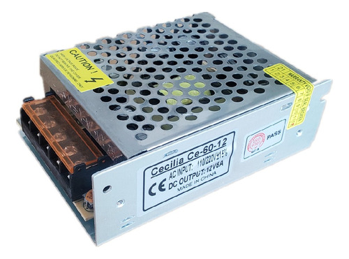 Fuente Conmutada 12v 5a 60w Eliminador Transformador Drive