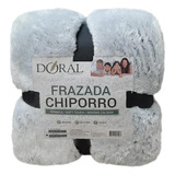 Frazada Chiporro 2 Plazas Tonos Blancos Doral --bv--