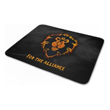 Mousepad World Of Warcraft Aliança Cor Branco