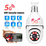 Câmera De Visão Noturna Com Lâmpada Wifi E27 De 5g, Monitor