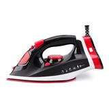 Plancha De Ropa A Vapor 2600w Color Negro/rojo