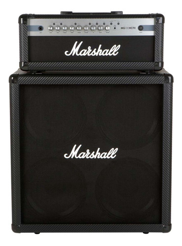 Cabezal Marshall Mg100hcfx + Caja Marshall Mg412acf + Cable 