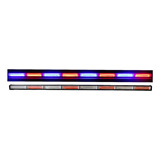 Barra Led Estroboscopica 122.5cm 8 M. Azul/ro Ds