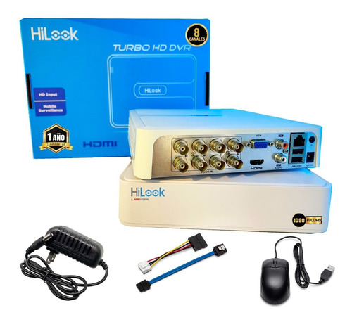 Dvr Hikvision By Hilook 8 Canales 1080 Y 720