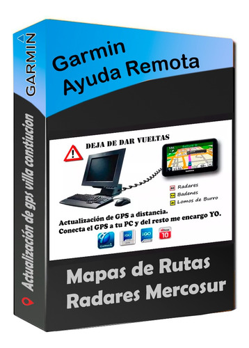 Actualizacion Gps Garmin En Forma Remota Mapas Del Mercosur