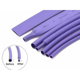 Espaguete Termo Retratil 3mm Roxo  Kit Com 5metros