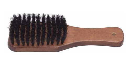 Cepillo Chato Barba Cerda Pura Peinados Brushing Madera