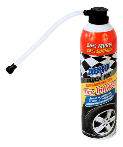 Inflador Aerosol Pinchadura X 425 Moto,auto,4x4 Abro