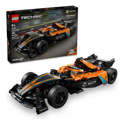 LEGO® Technic™ NEOM McLaren Formula E Race Car 42169; carro de juguete para niños; con función de carga manual; 9+ | Envío gratis