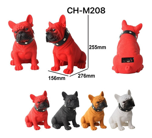 Bocina Bluetooth De Perro Mascota De Imitación Grande M208