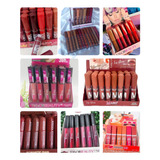 Caja Labiales Liquidos Indelebles 24 Piezas Mayoreo