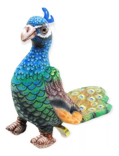 Peluche Pavo Real Premium 29 Cm