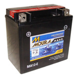Bateria Moto Ma12-e Moura 12ah Yamaha Apex Phazer Venture Mp
