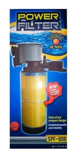 Filtro Interno Para Peceras Peces Spf600 De 800 Lts/hr Sunny