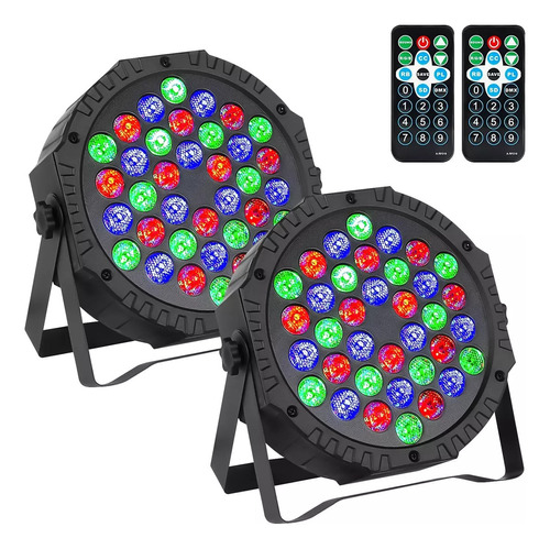 Cañon De Leds Rgb 36x1 2pzs Audio Rítmico Multicolor Dmx