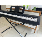 Teclado Piano Yamaha 45-p 88 Teclas Con Pedal Y Soporte