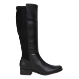 Bota Bottero Cano Longo Couro Montaria Com Lycra